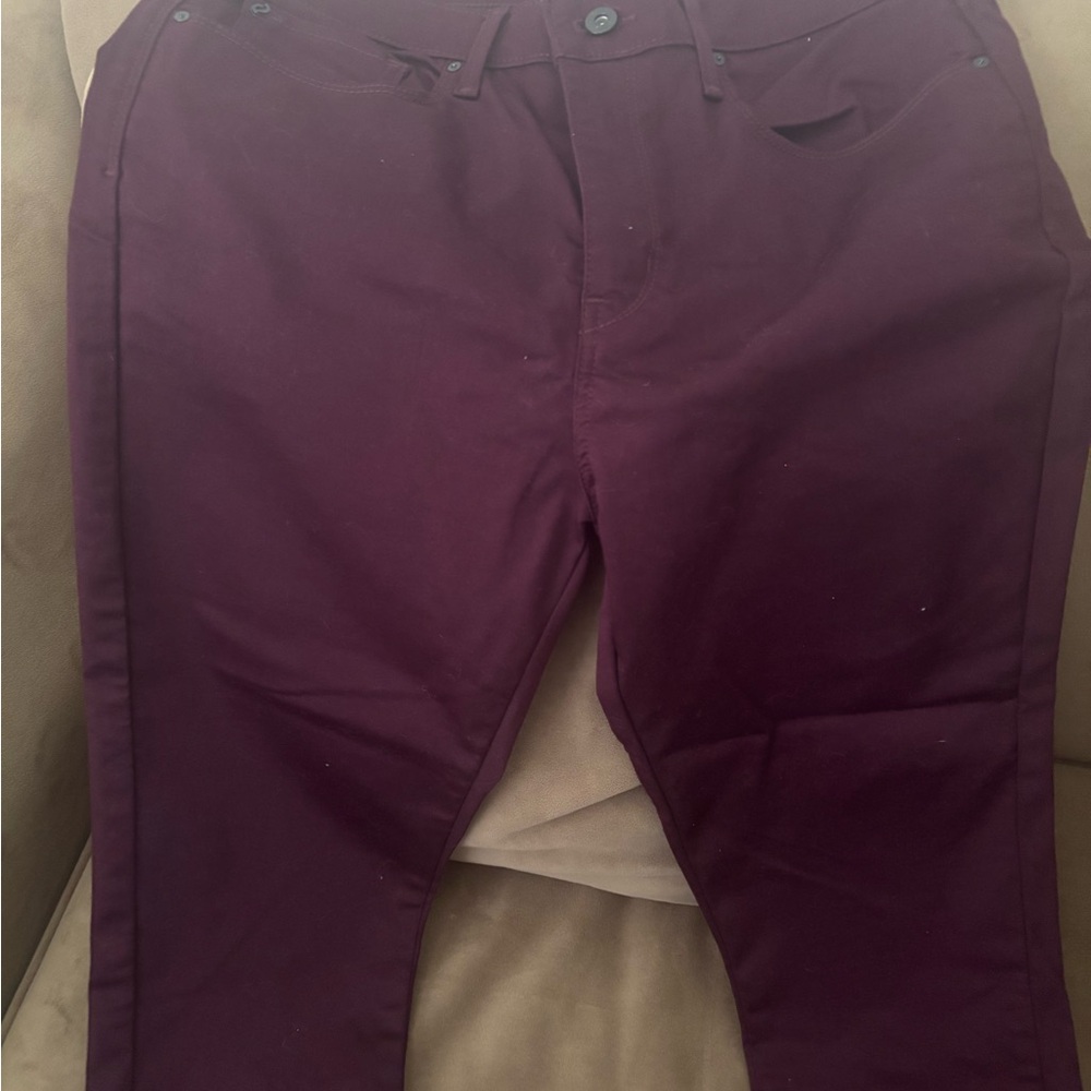 Levi's Women's Dark Purple Skinny Jeans